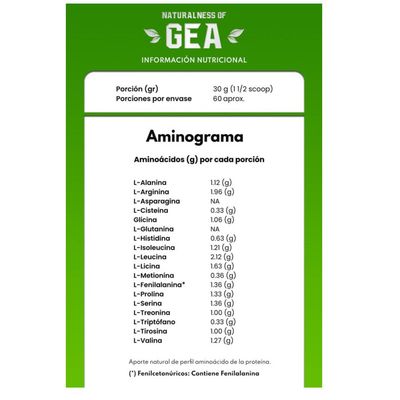 Imagen 2 del producto 2 proteína veganas Gea 2 kg chocolate (4 kilos en total/120 servicios)