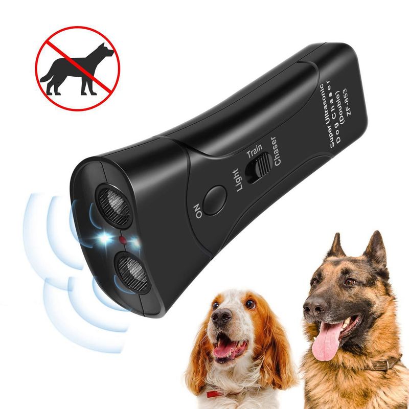 KUANGYE - Espanta Perros Ultrasónico Adiestrador Repelente Moto