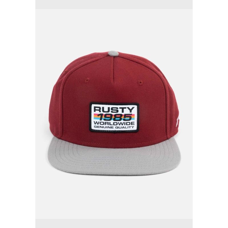 RUSTY - Jockey WORLDWIDE CAP Hombre Rojo Rusty