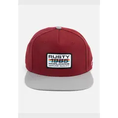 RUSTY - Jockey WORLDWIDE CAP Hombre Rojo