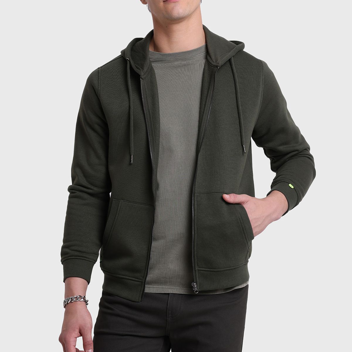 GUY LAROCHE - Poleron Con Gorro Guy Laroche GUY LAROCHE