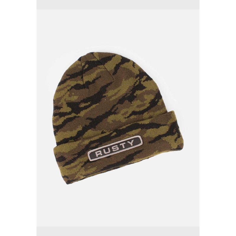 RUSTY - Gorro R CAMO BEANIE Hombre Multicolor Rusty