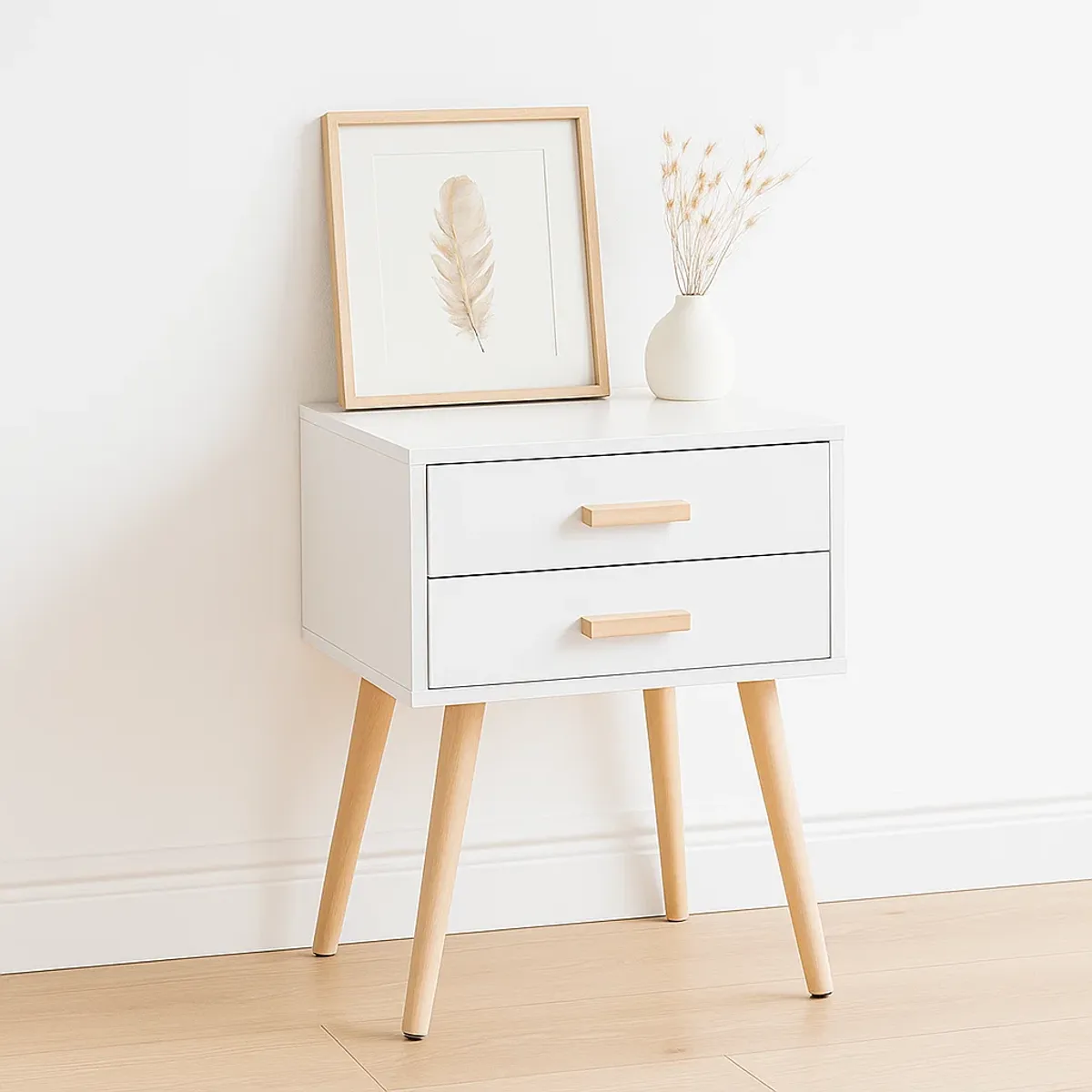 KLIK - Velador Eames Doble Blanco KLIK