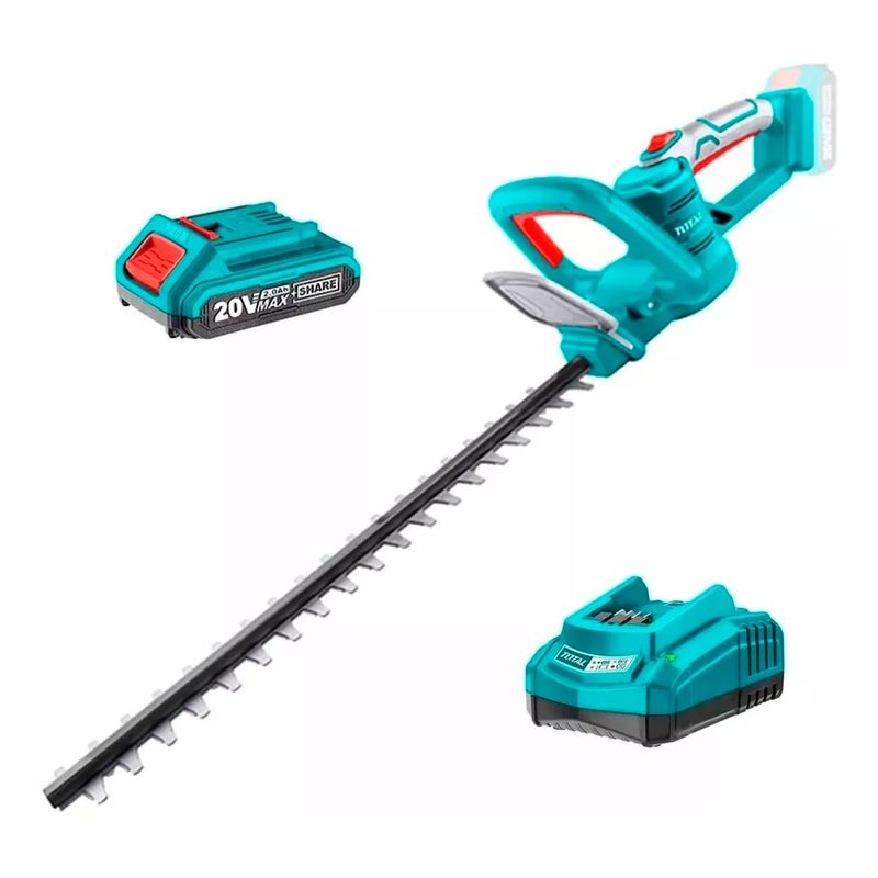 TOTAL TOOLS - Cortasetos Inalambrico 20v  Bat  Cargador Total Thtli20018