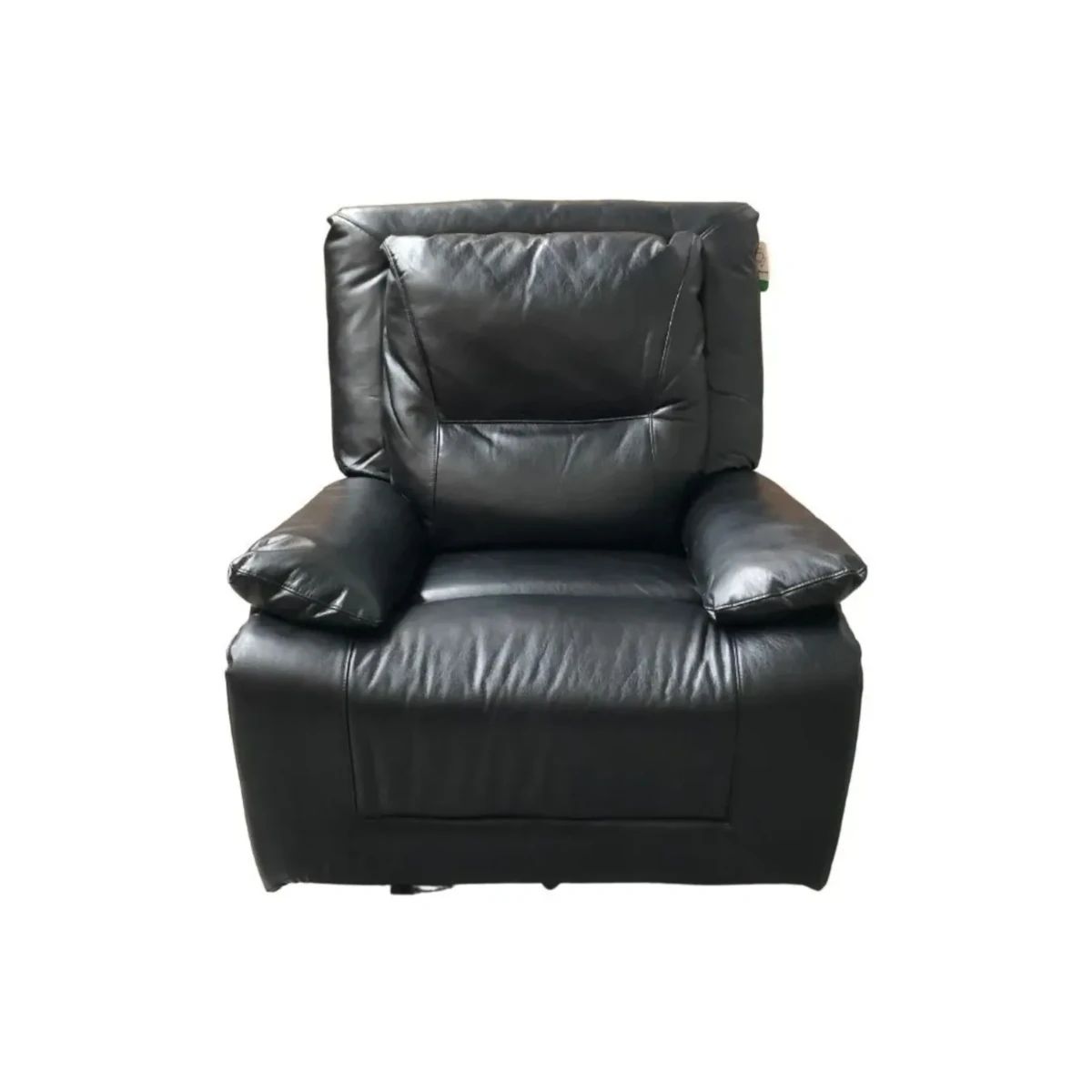 AGUILA - Bergere Reclinable Beckett con Efecto Mecedor y Cuero Sintético - Negro