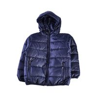 Parka Básica Unisex Azul marino