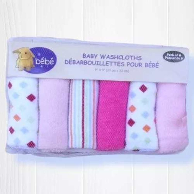 GENERICO - Toalla De Bebe Facial 8 Unidades NIÑA