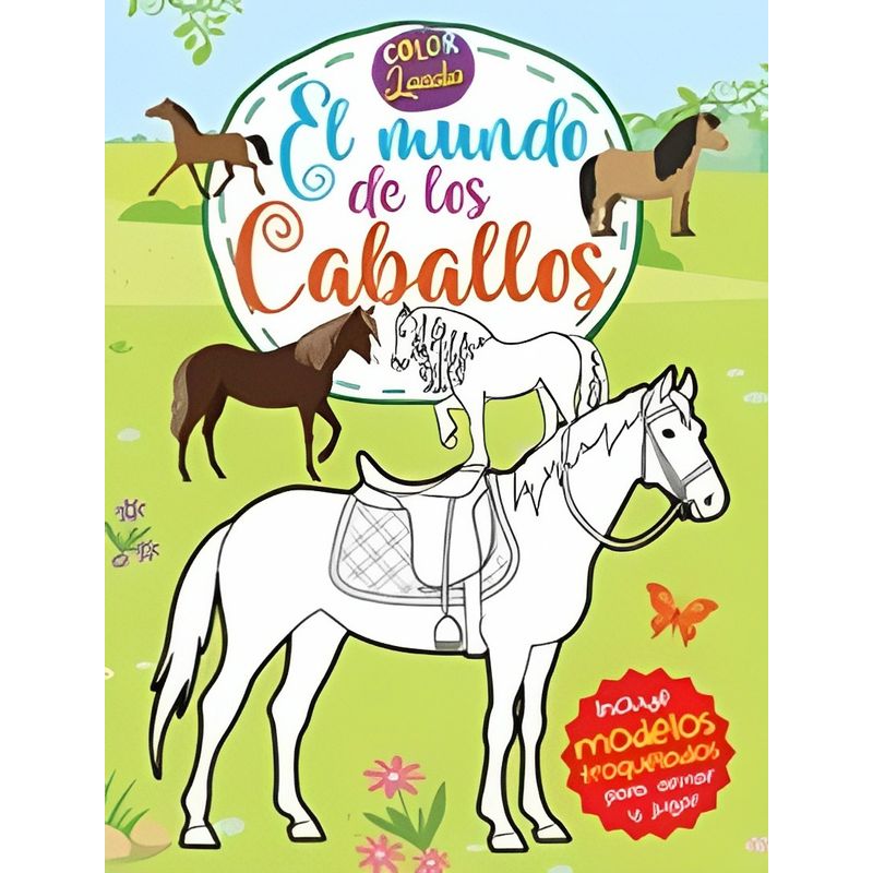 TOP10BOOKS - LIBRO COLORLANDIA-EL MUNDO DE LOS CABALLOS /572