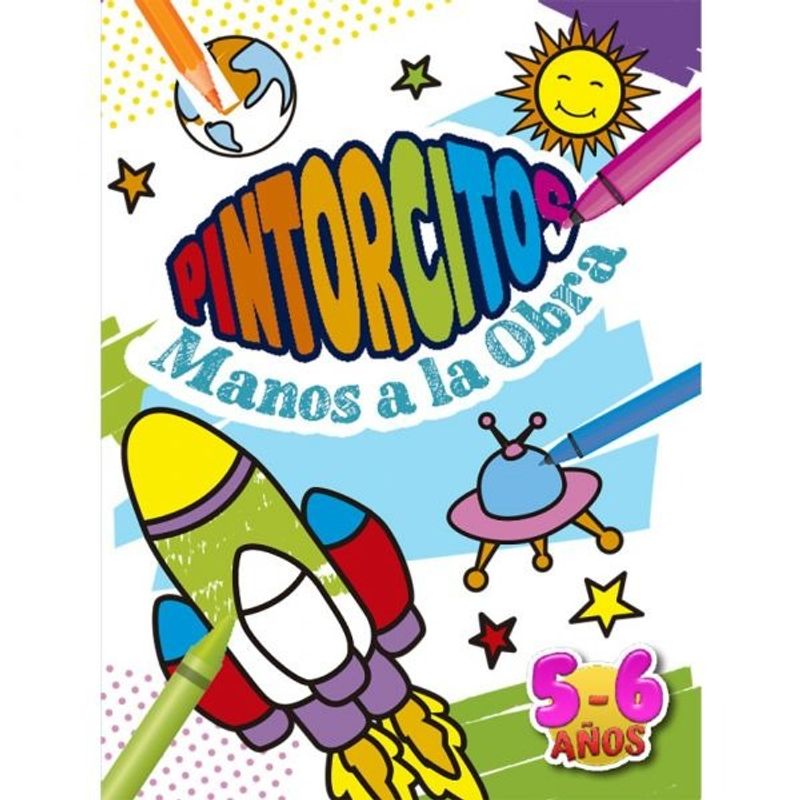 TOP10BOOKS - LIBRO PINTORCITOS-MANOS A LA OBRA 5-6 AÑOS /848