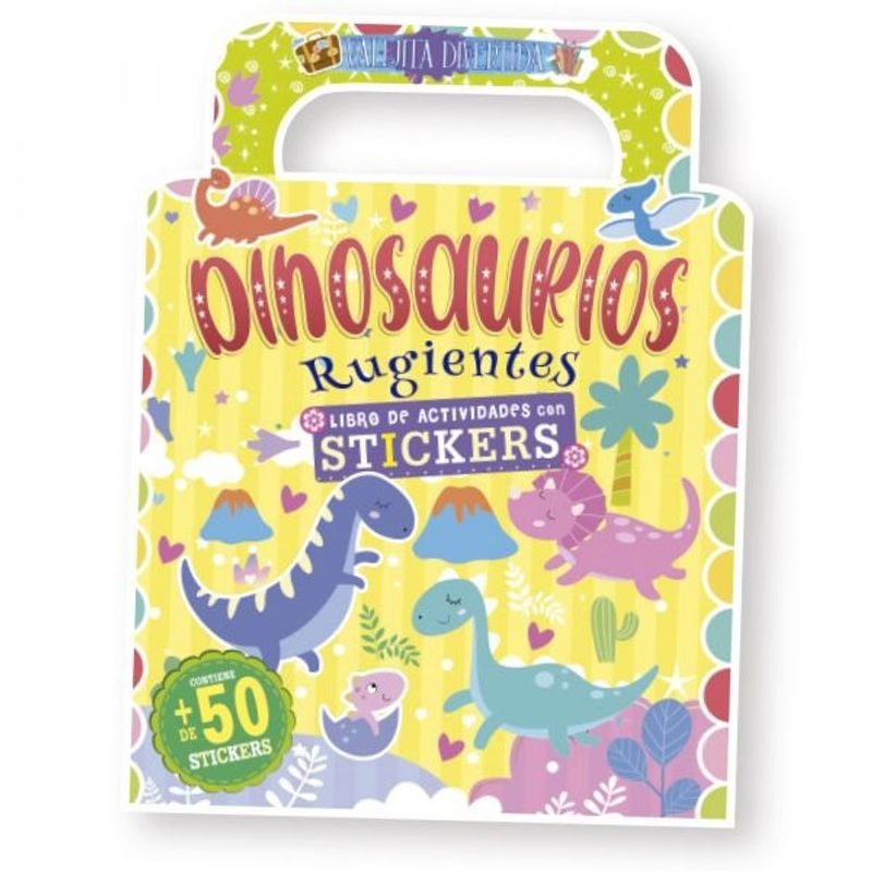 TOP10BOOKS - LIBRO VALIJITA DIVERTIDA-DINOSAURIOS RUGIENTES /541