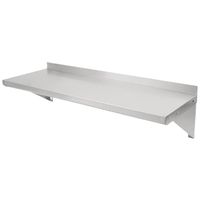 Repisa Mural 90cms Acero Inox