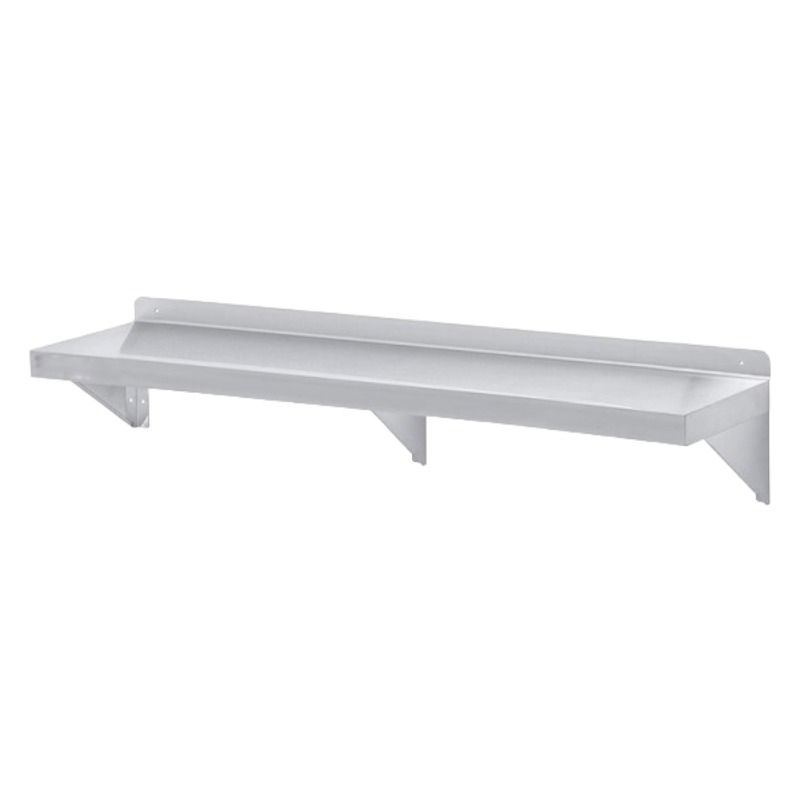 BOZZO - Repisa Mural 140cms Acero Inox BOZZO