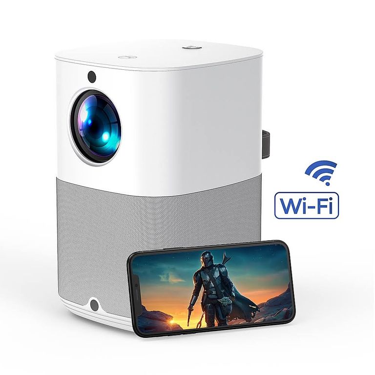 CASTLETEC Proyector Multimedia LED Wifi 5G Full HD 320 ANSI 5000 Lumenes YG480