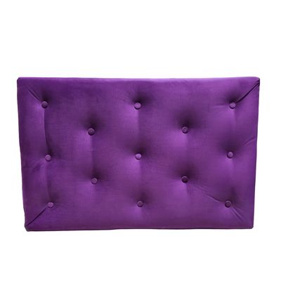 Imagen 2 del producto Respaldo 1 Plaza Morado Felpa Muebles Rimar