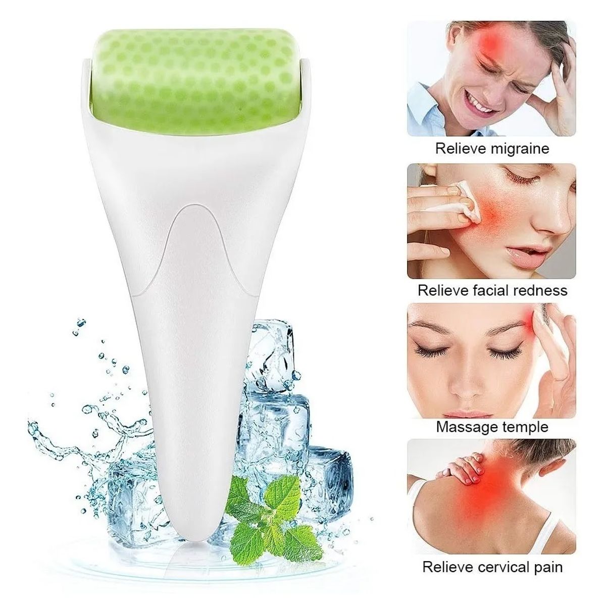 GENERICO - Rodillo De Hielo Ice Roller Masajeador Rostro Cuello Ojos