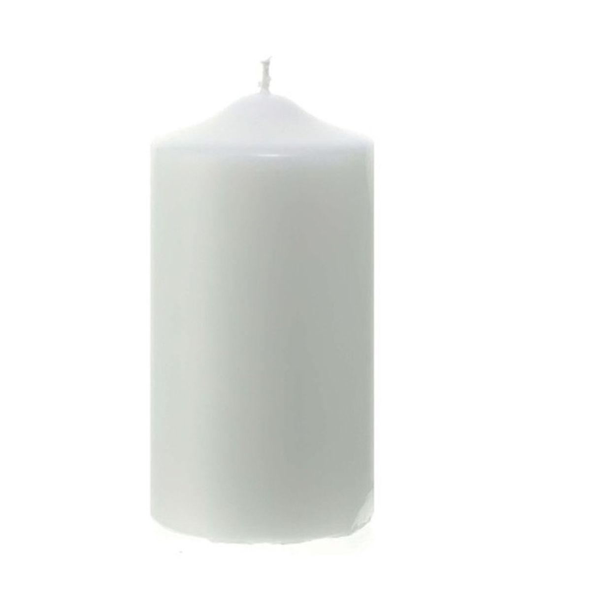 GENERICO - VELÓN BLANCO GRANDE CIRIO  15x 7 cms