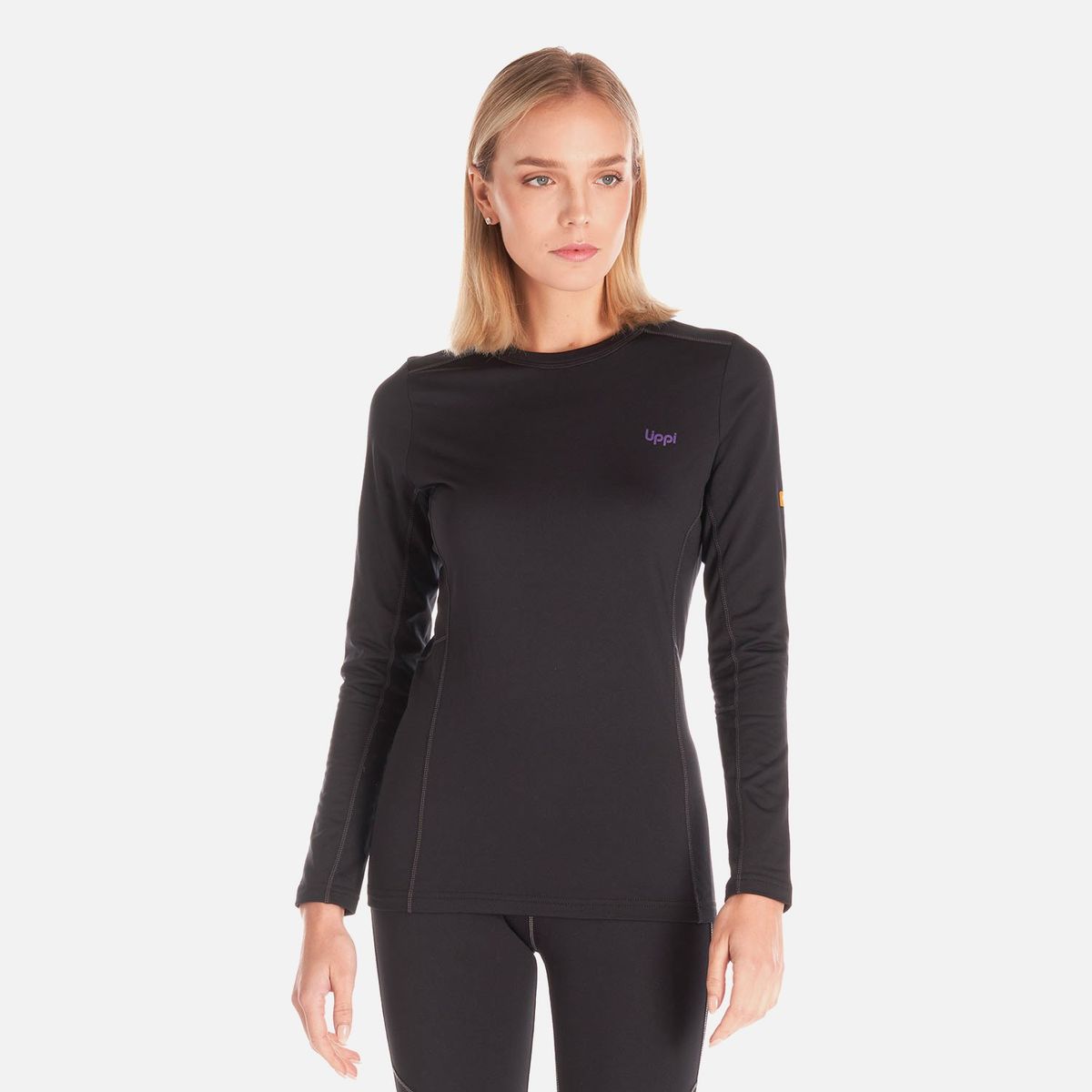 LIPPI - Primera Capa Mujer Skintec 2000 Warm Top Negro Lippi