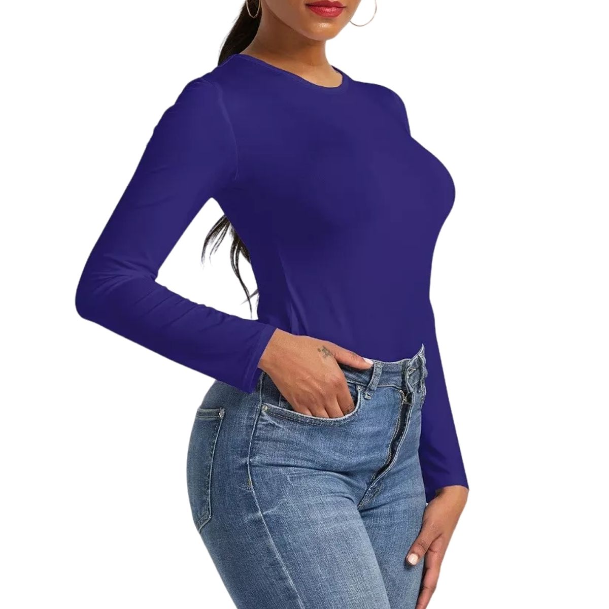 GARSIL - Polera Body Manga Larga Para Mujer Con Fibra De Bambu