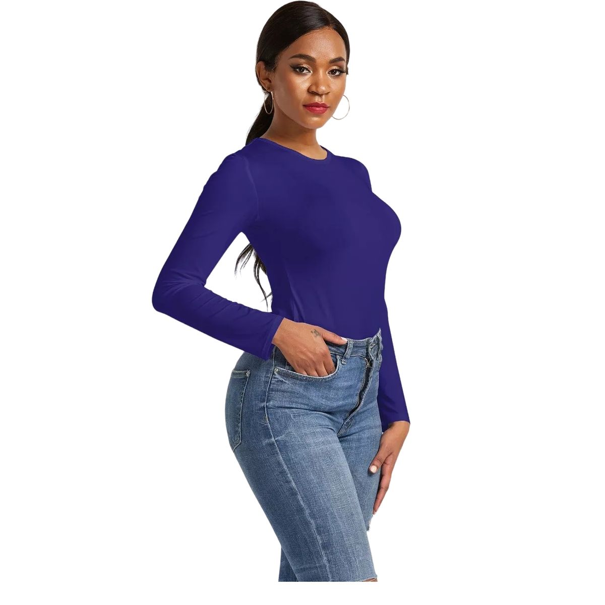 GARSIL - Polera Body Manga Larga Para Mujer Con Fibra De Bambu