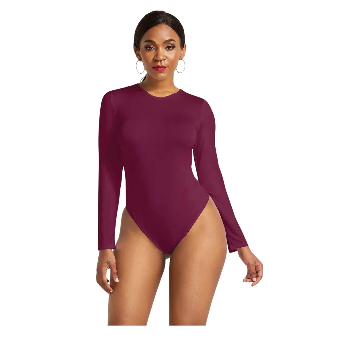 GARSIL - Polera Body Manga Larga Para Mujer Con Fibra De Bambu