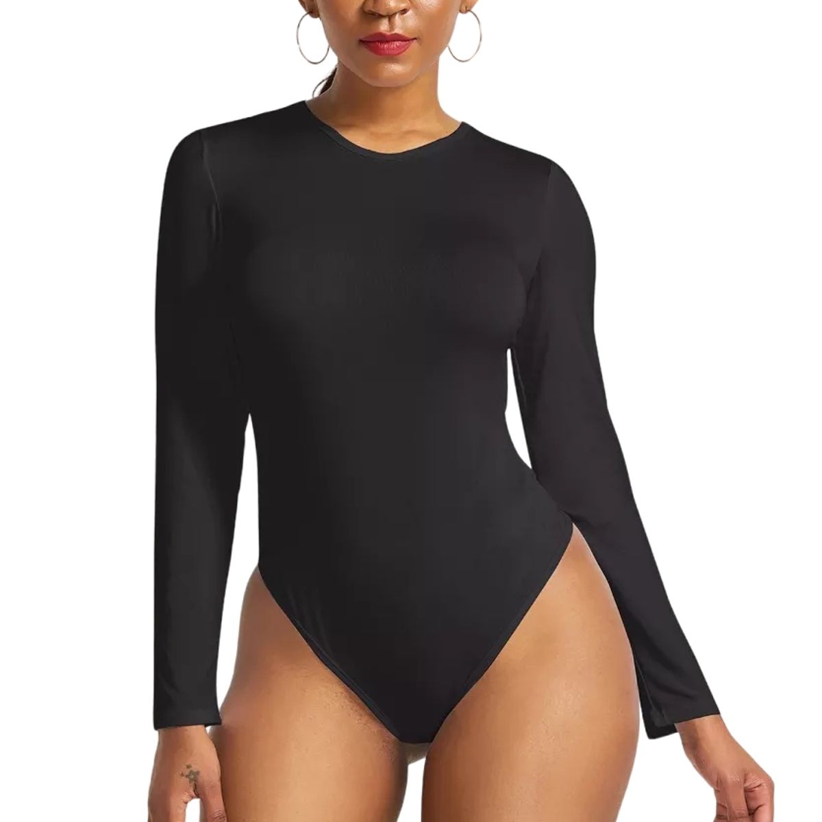 GARSIL - Polera Body Manga Larga Para Mujer Con Fibra De Bambu