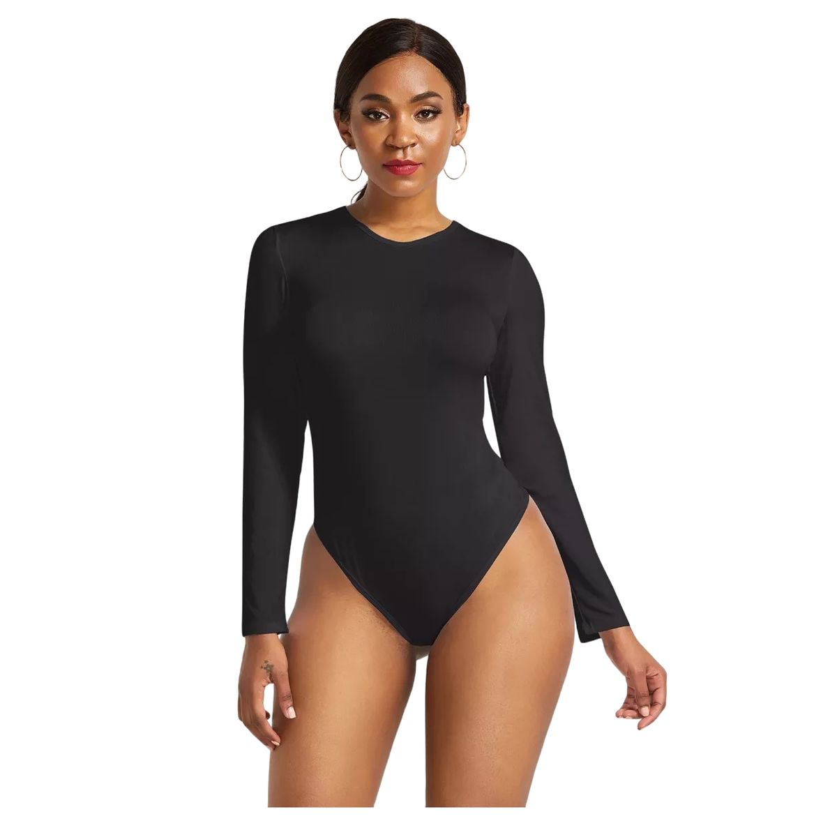 GARSIL - Polera Body Manga Larga Para Mujer Con Fibra De Bambu