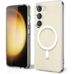GENERICO - Carcasa Transparente Magsafe Para Samsung S23 Pequeño