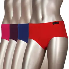 GIOVACCHINO - Pack de 4 Calzon Pantaleta Algodon Mujer