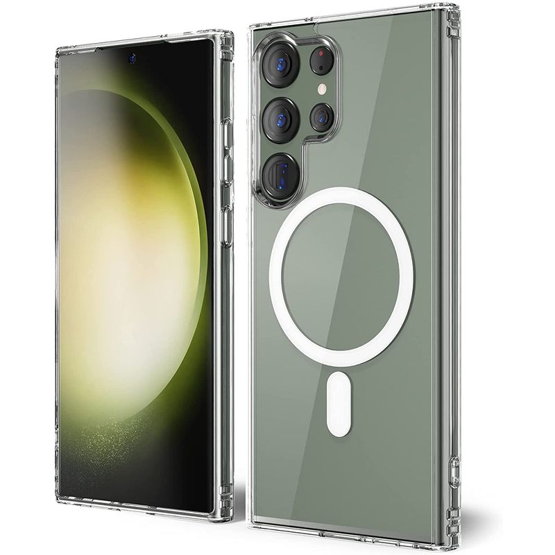 GENERICO - Carcasa Transparente Magsafe Para Samsung Galaxy s23 Ultra