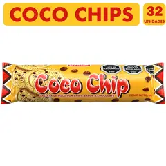 GENERICO - Galletas De Coco Con Chips Sabor Chocolate (caja Con 32 Uni)