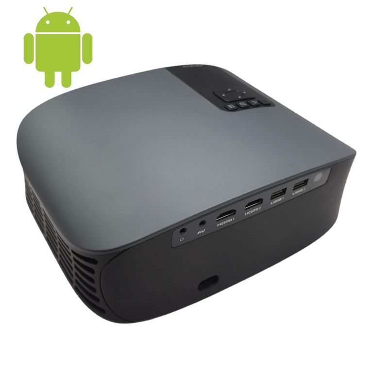 CASTLETEC Proyector Android LED Wifi 5G Full HD 350 ANSI 5000 Lumenes YG680