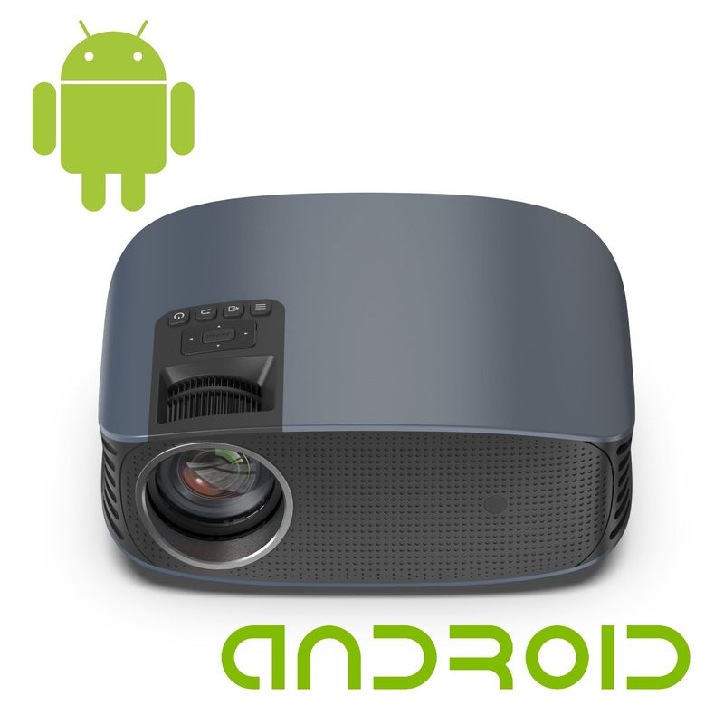 CASTLETEC - Proyector Android LED Wifi 5G Full HD 320 ANSI 5000 Lumenes YG680