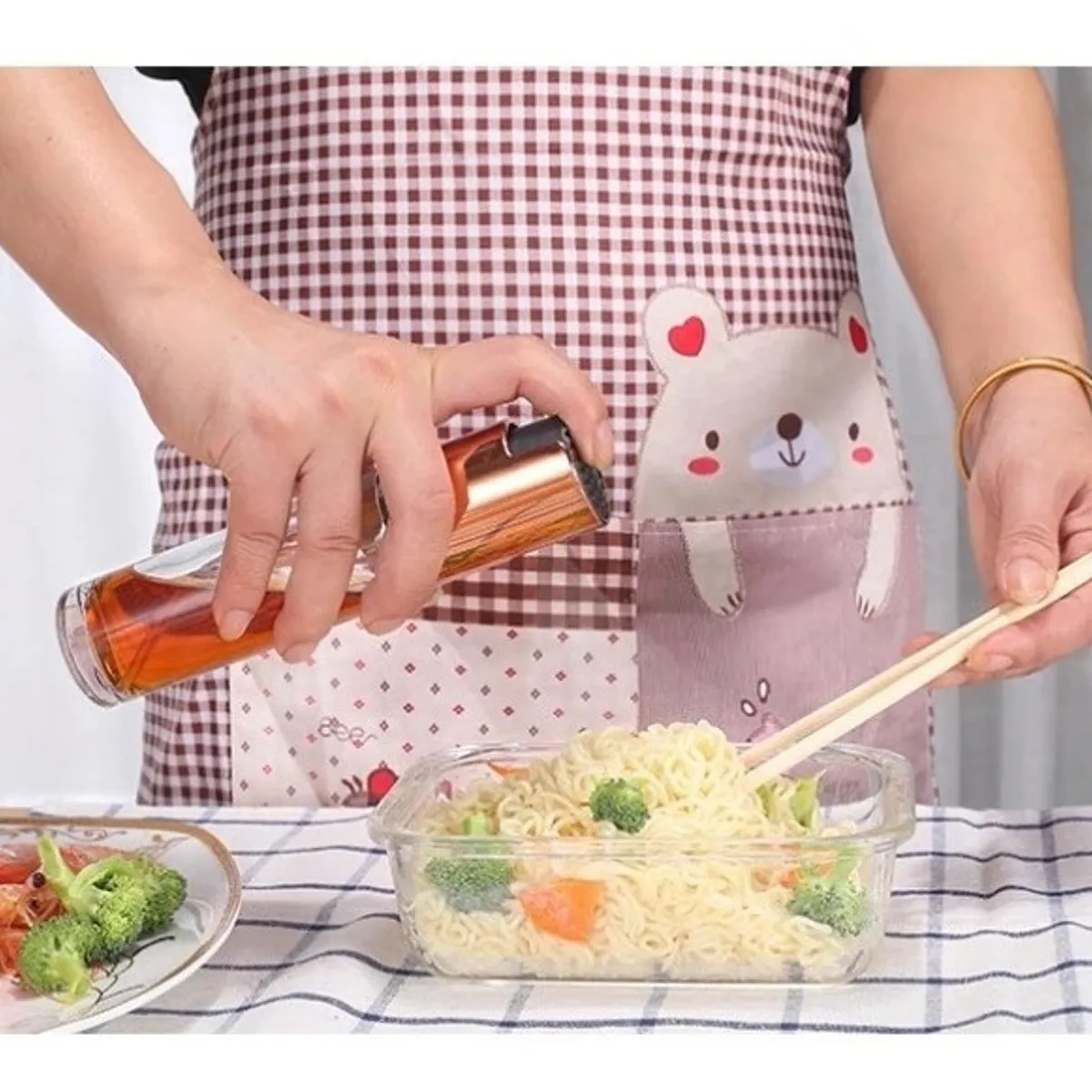 GENERICO - Spray Rociador Pulverizador Dispensador Aceite Vinagre Rose Gold