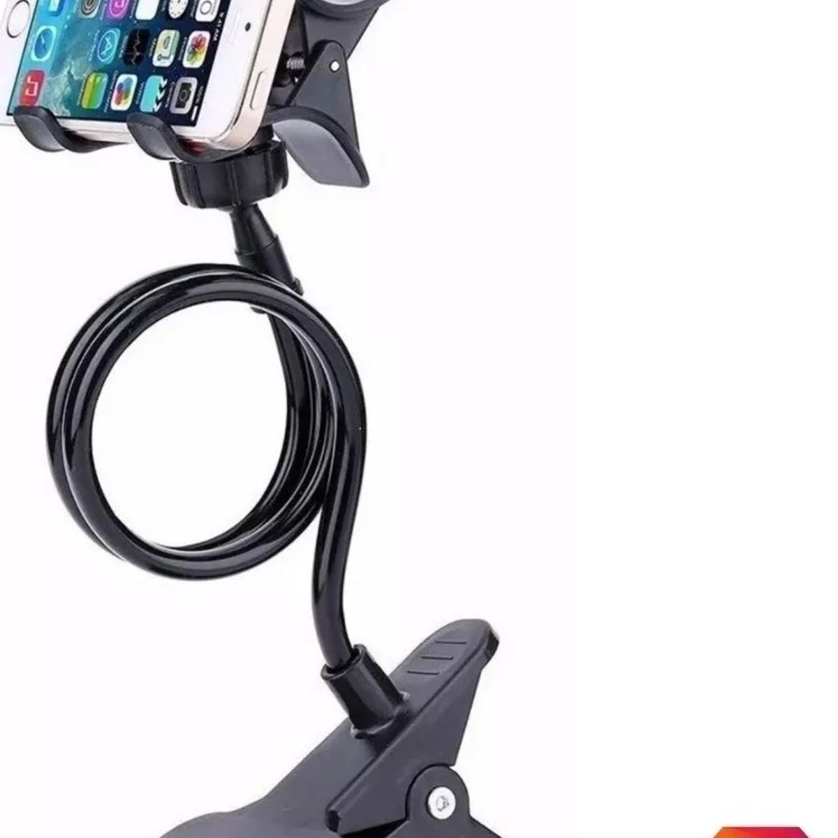 GENERICO - Soporte Celular Pinza Brazo Flexible Sujeta Celular
