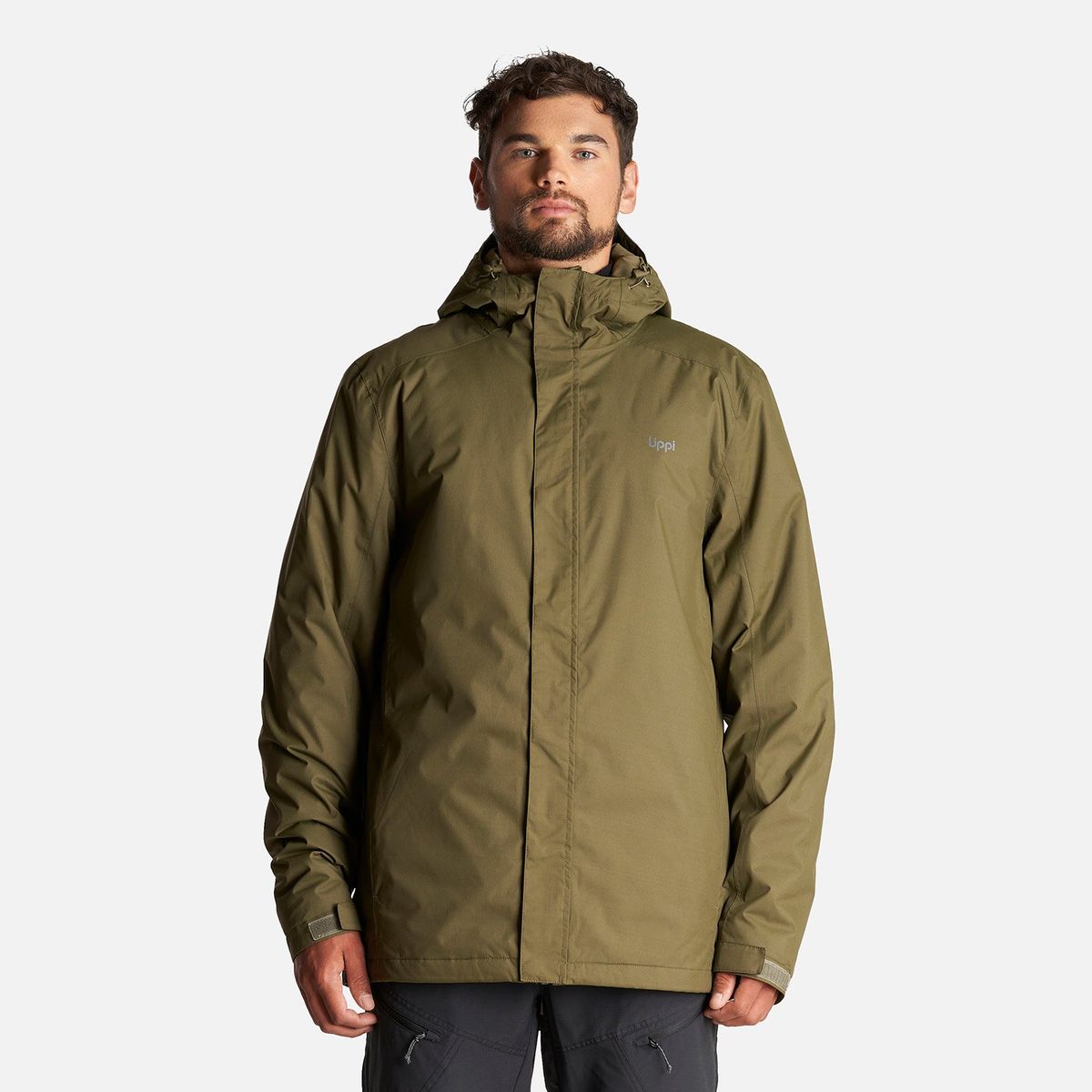LIPPI - Chaqueta Hombre Suntra Steampro Hoody Jacket Verde Militar Lippi