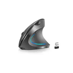 GENERICO - Mouse Inalámbrico ergonómico Vertical -NEGRO-
