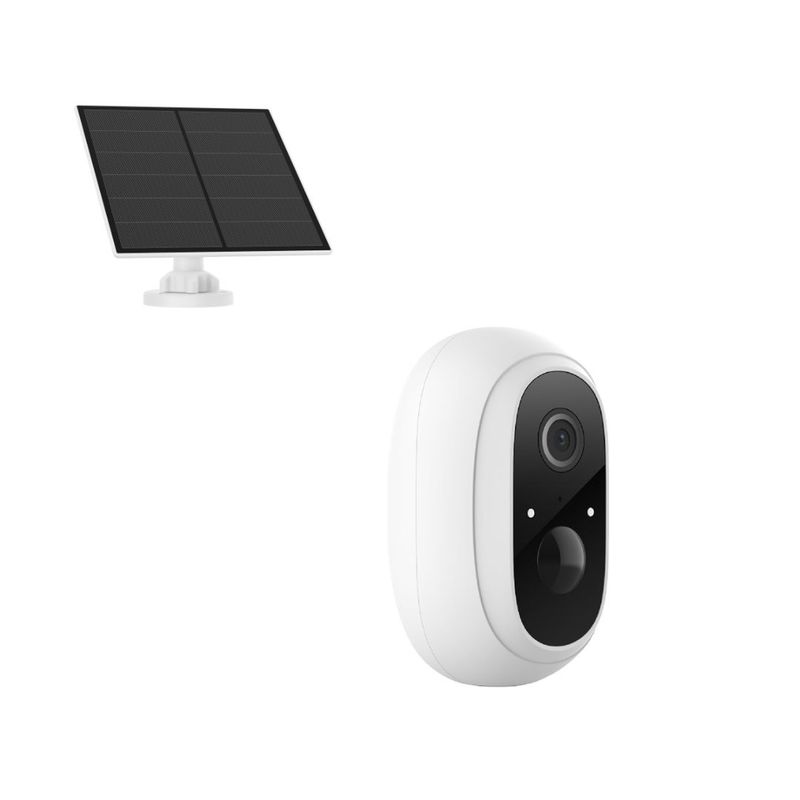 GENERICO - Cámara Inalámbrica Wifi Full HD 1080P a Batería Con Panel Solar IP 65