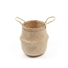 PLANT ME - CANASTO DECORATIVO DE FIBRA NATURAL XL BALI