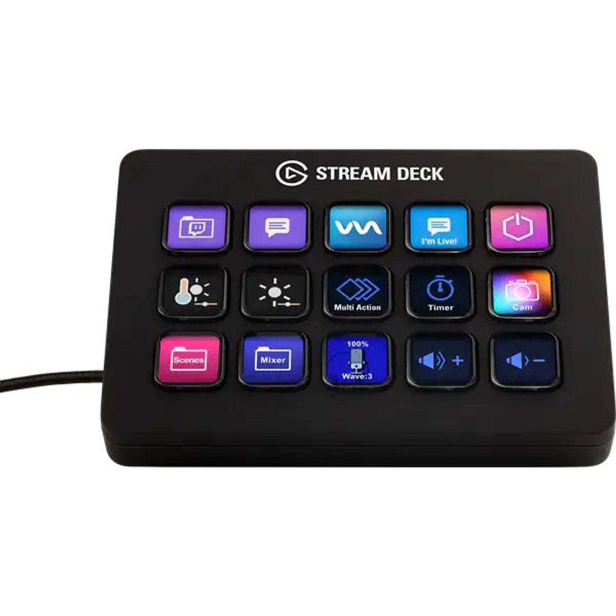 ELGATO - ElGato Stream Deck MK.2, 15 Teclas Programables, Negro