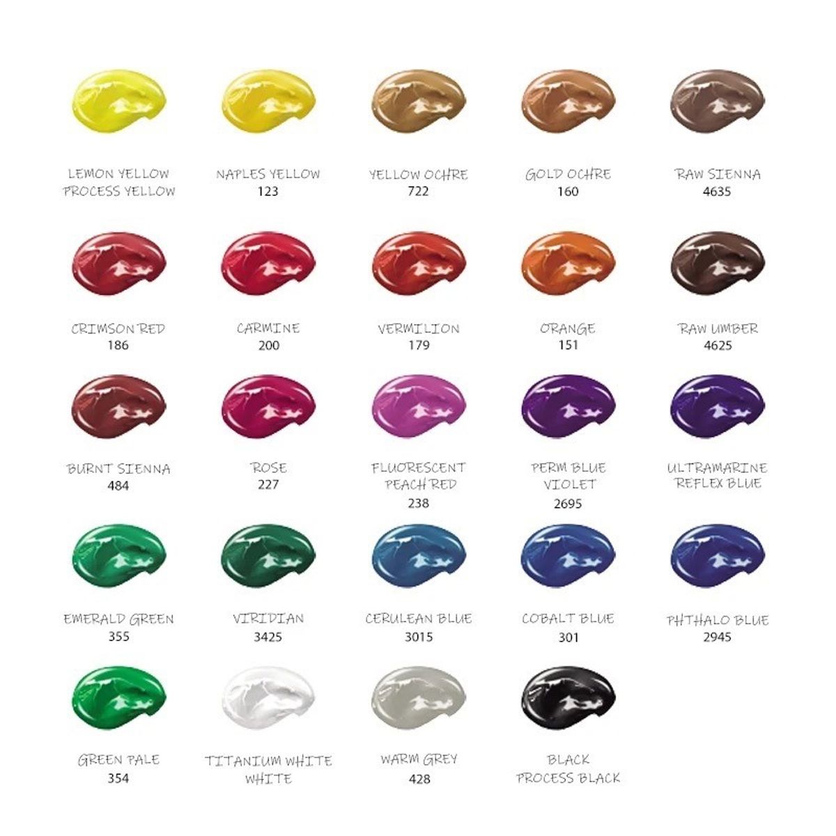 GENERICO - Pintura Acrílica 24 Colores Oleo Incluye Pinceles Set Mobee