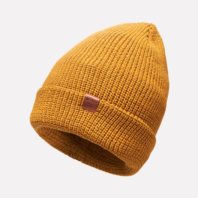LIPPI - Gorro Hombre Fly Line Blend-Pro Beanie Mostaza Lippi