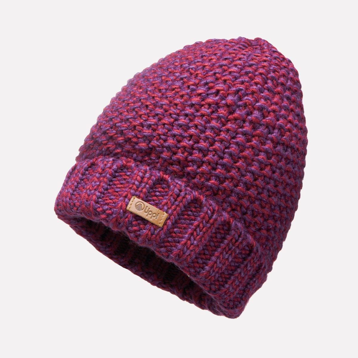 LIPPI - Gorro Mujer Fly Line Blend-Pro Beanie Vino Lippi