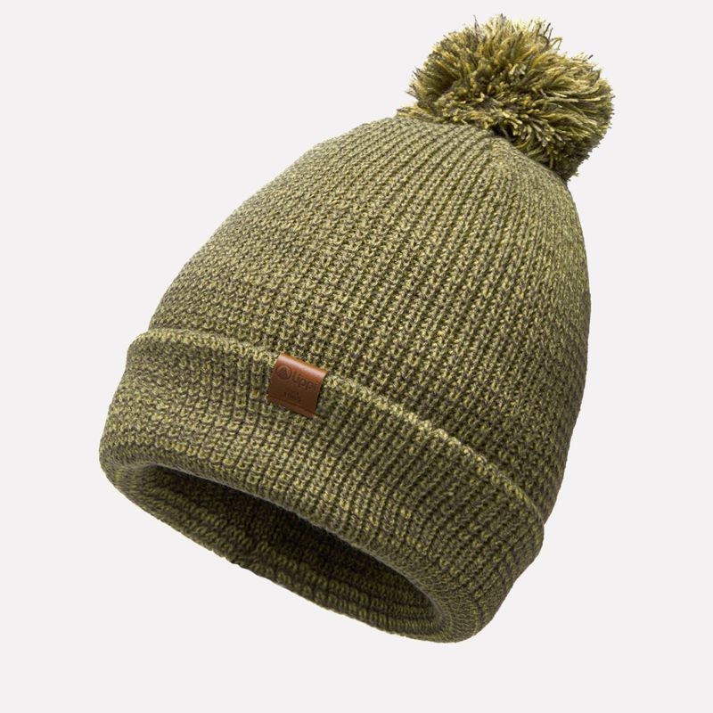 LIPPI - Gorro Fly Line Pom Blend-Pro Beanie Oliva Lippi