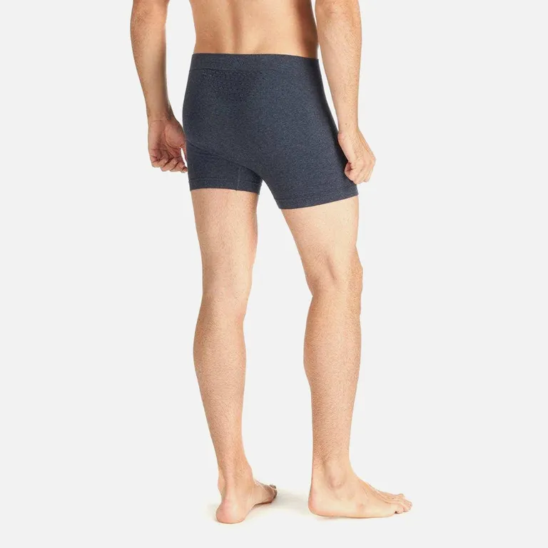 Ropa Interior Hombre Pack Skintec Seamless Boxer Gris Medio y Azul Marino Gris M