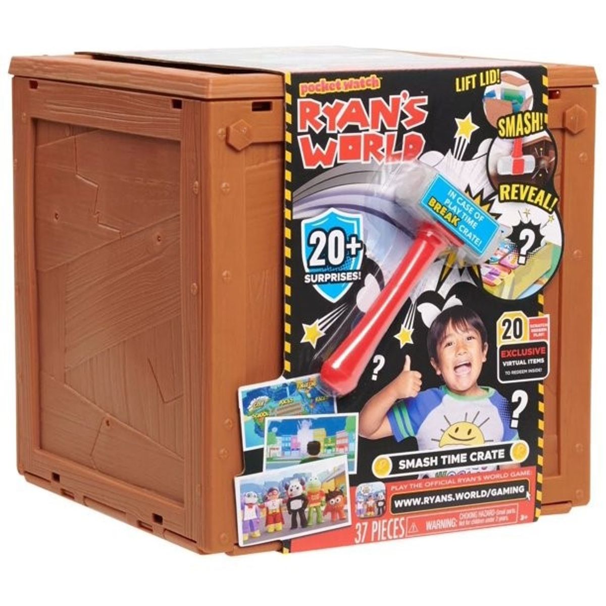 JUST PLAY - Caja De Ryan's World Smash Time 21 Sorpresas Incluyen 6 Figuras