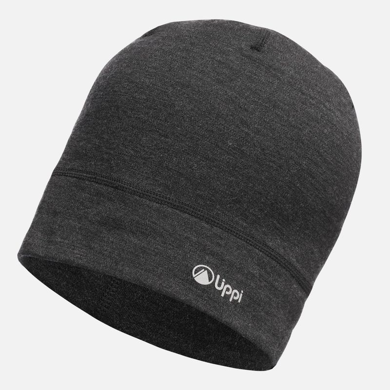 LIPPI - Gorro Skintech Merino Wool Beanie Negro Lippi