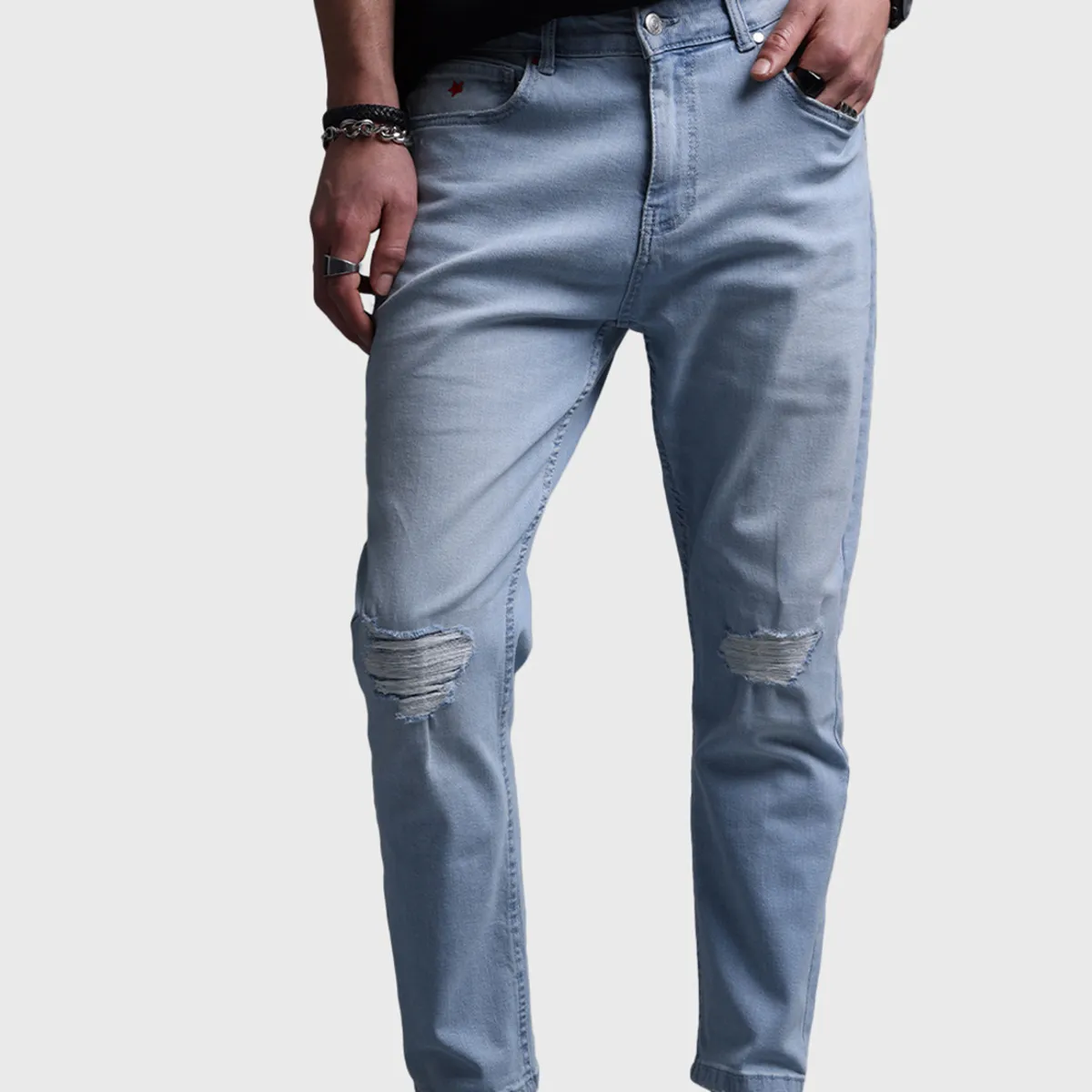 SOVIET - Jeans Slim Cropped Hombre Soviet SOVIET