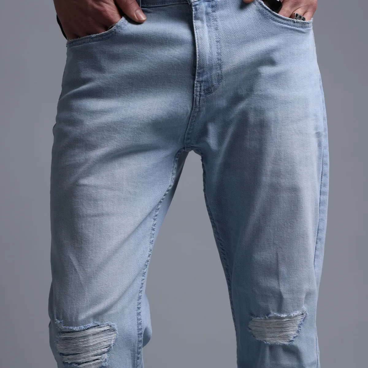 SOVIET - Jeans Slim Cropped Hombre Soviet SOVIET