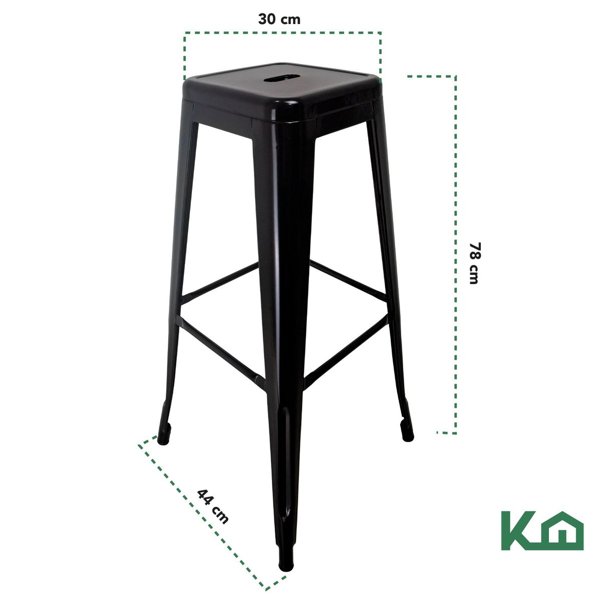 LUMAX - Piso Bar Silla Tolix Metalica Colores Hogar.