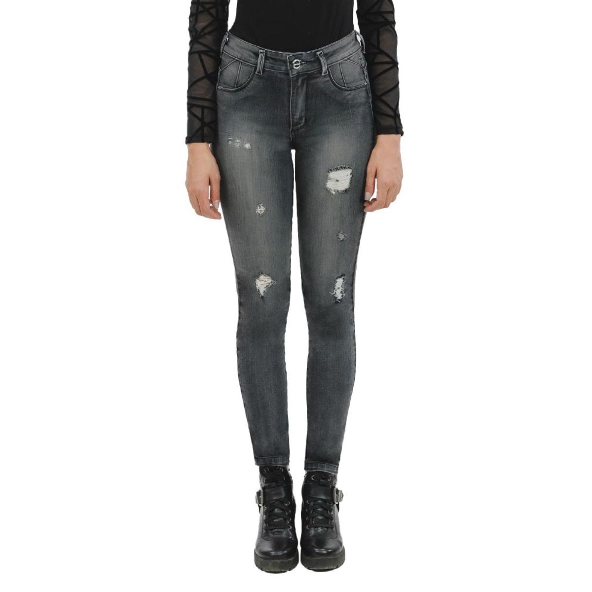 DIVINO JEANS - Jeans Grace III Gris Divino Jeans